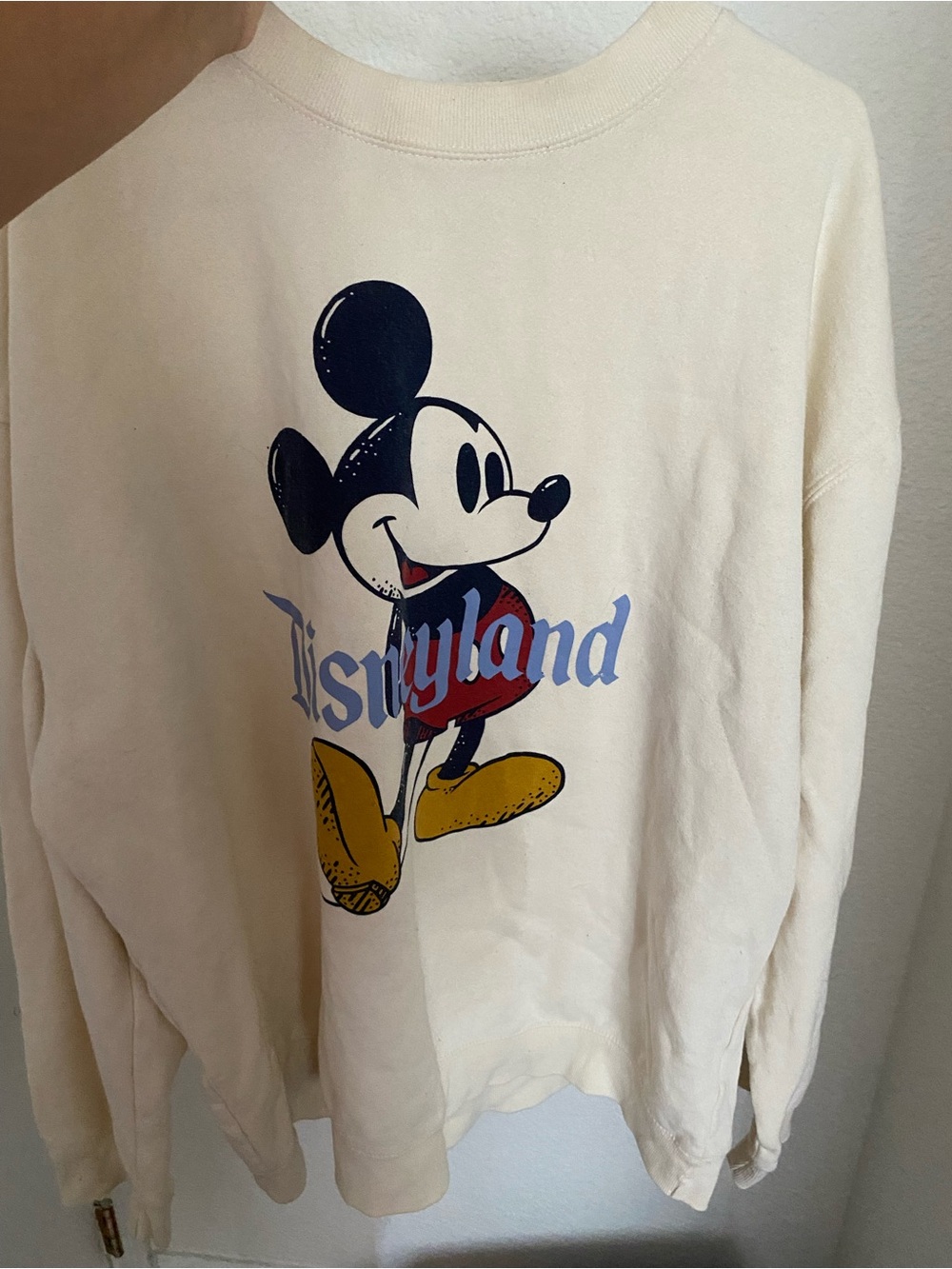 Vintage Disney Cream Crewneck Sweatshirt